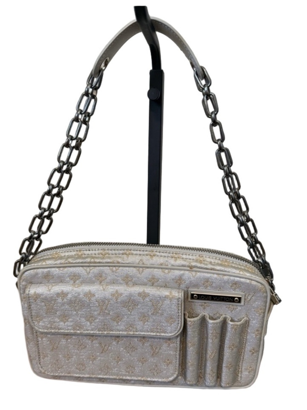 Louis Vuitton Monogram Shine Makenna Chain Shoulder Bag